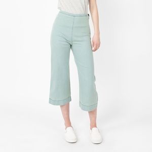 Prairie Underground Light Denim Pants Jeans Cropped Culotte NWT